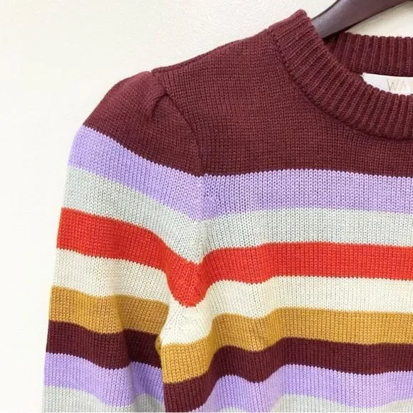 Wayf Emma Stripe Long Sleeve Sweater Small - Picture 4 of 9